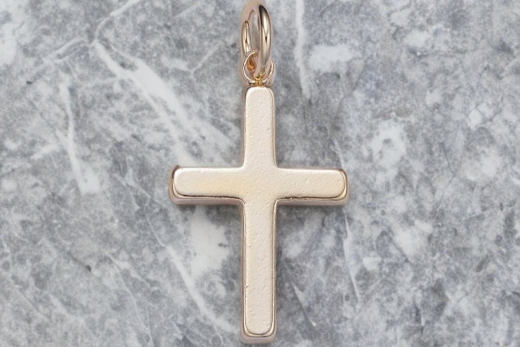 14K Gold Filled Cross Charm