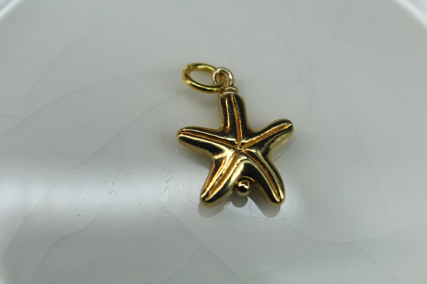 Gold Colored Sea Star Charm