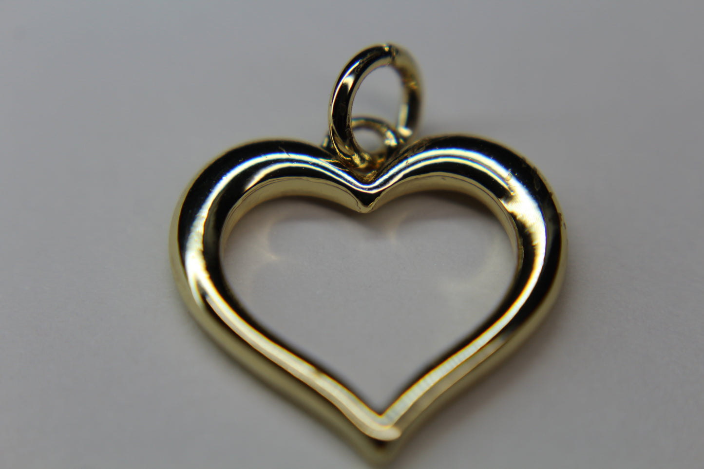 14K Gold Plated Heart Charm