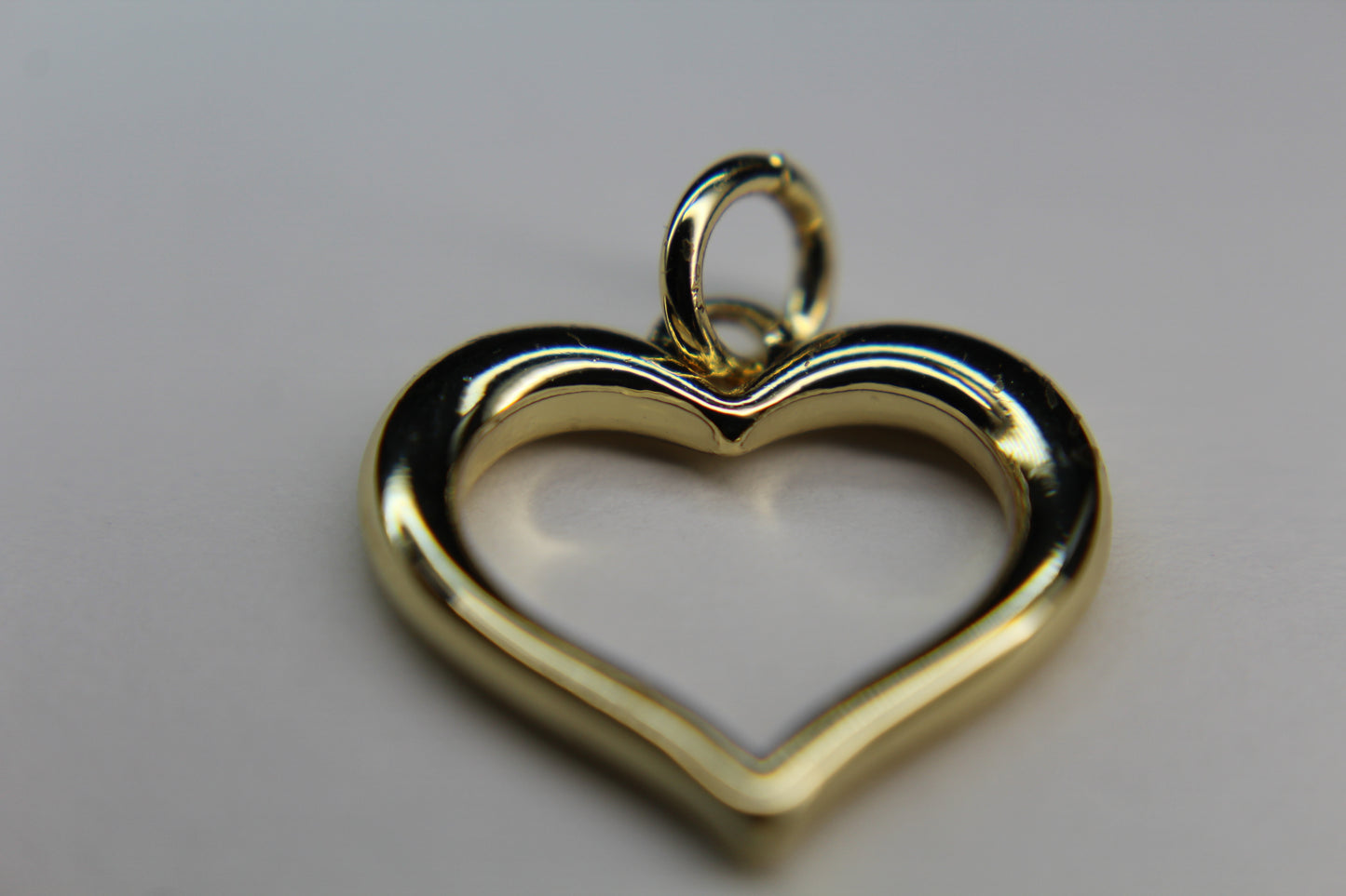 14K Gold Plated Heart Charm