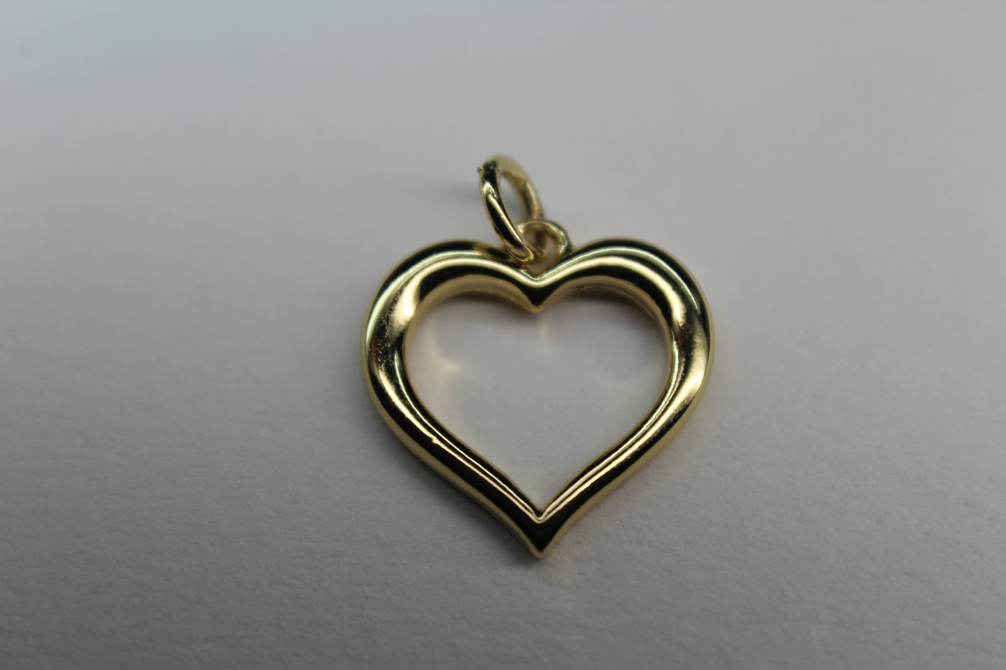 14K Gold Plated Heart Charm