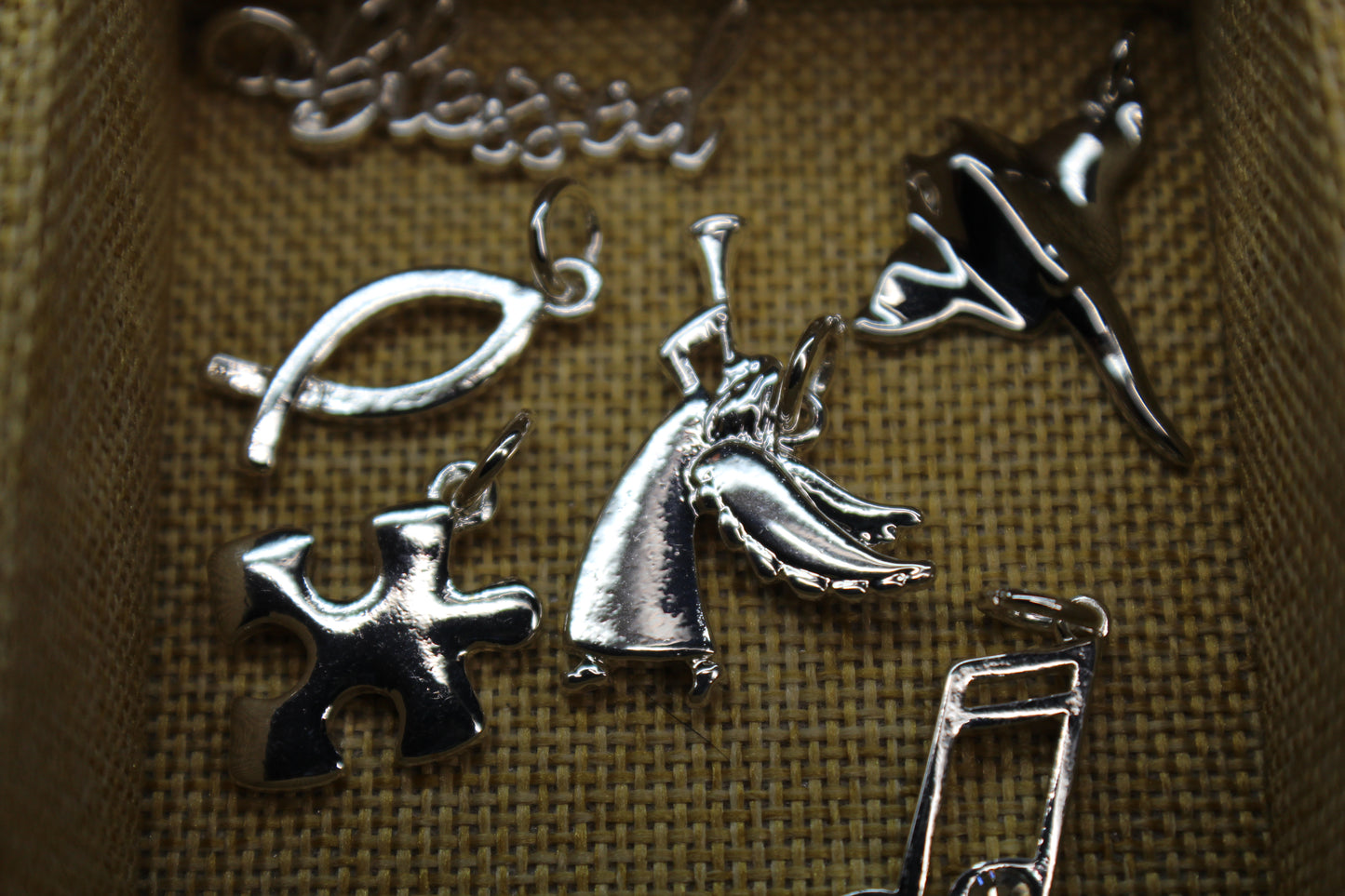 Silver Plated Fish Charm