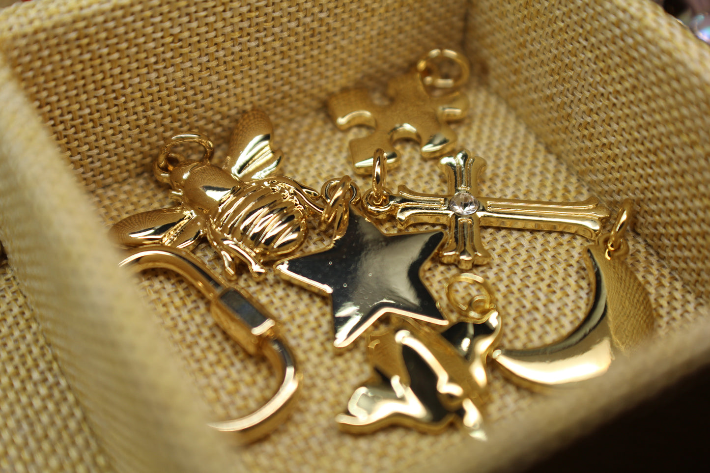 14K Gold Plated Star Charm