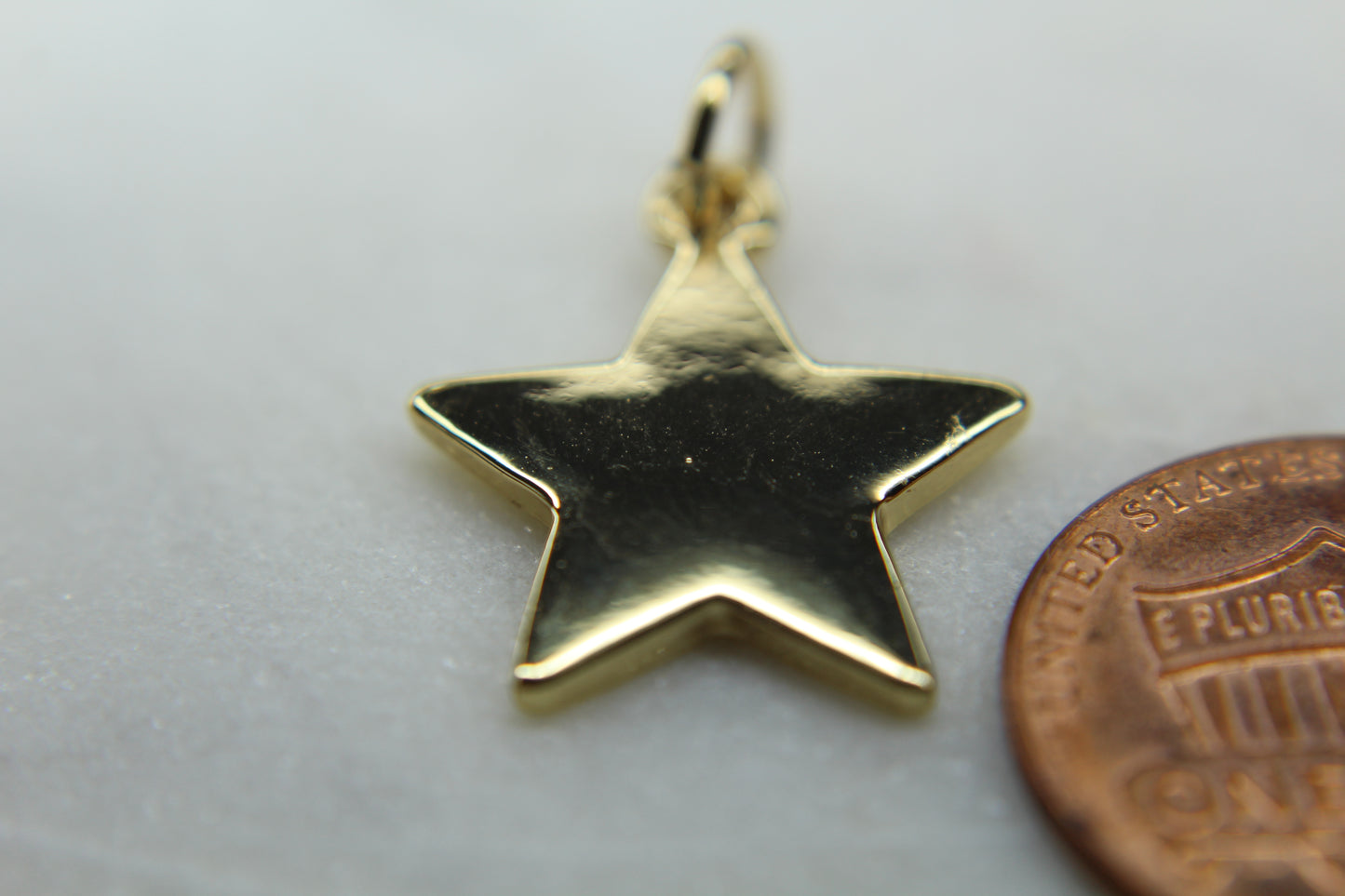 14K Gold Plated Star Charm