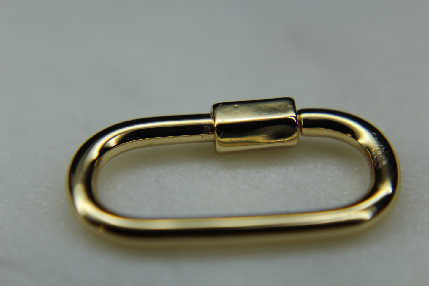 14K Gold Filled Carabiner Clasp Charm