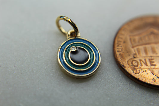 Evil Eye Enameled Charm