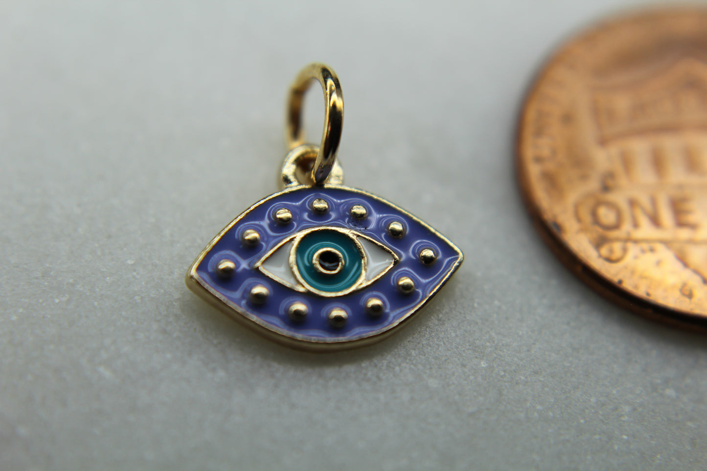 Evil Eye Enameled Charm