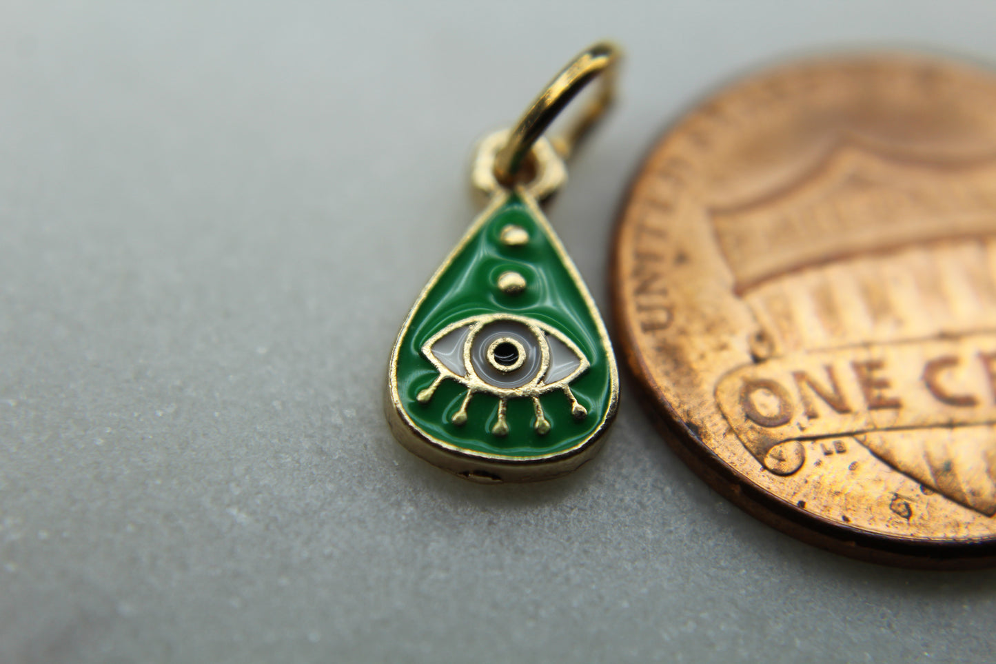 Evil Eye Enameled Charm