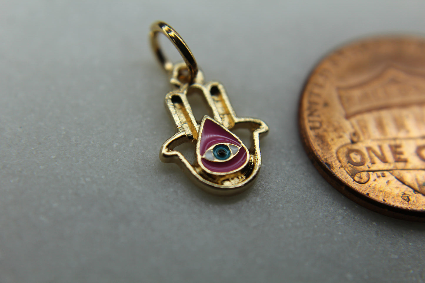 Evil Eye Enameled Charm