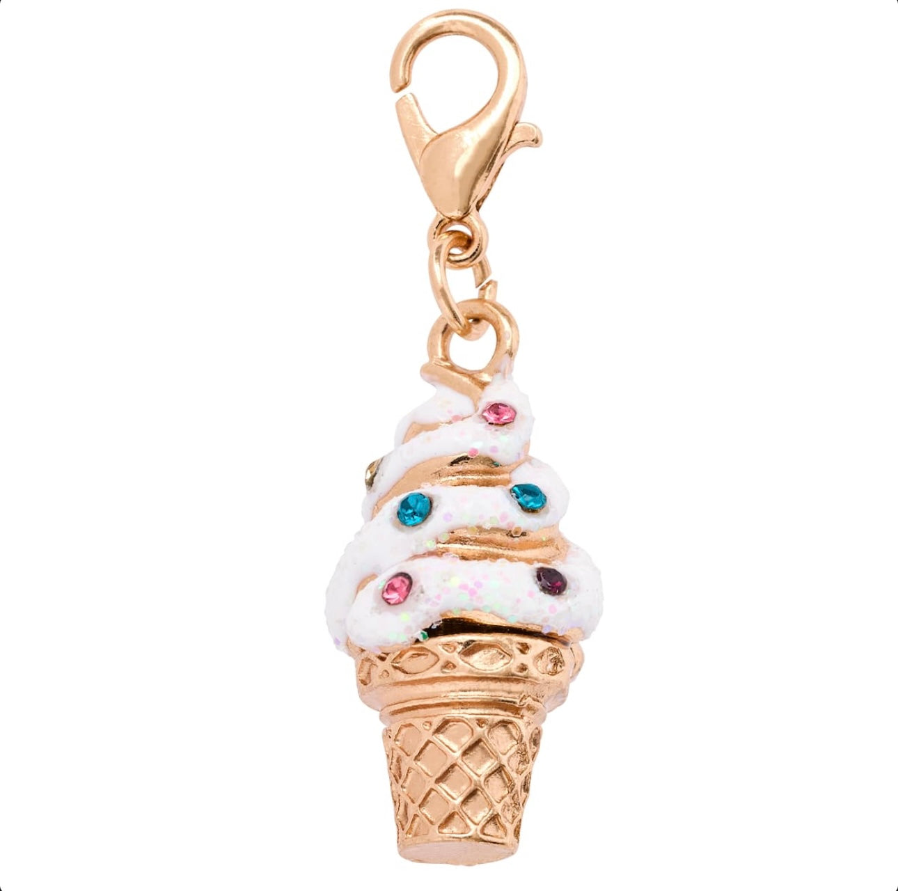 Enameled Clasp Ice Cream Cone