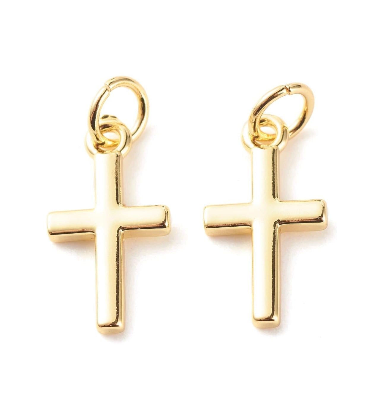 14K Gold Filled Cross Charm